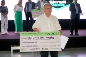 Campanhas solidárias da sicredi dexis - premiação conexao agro