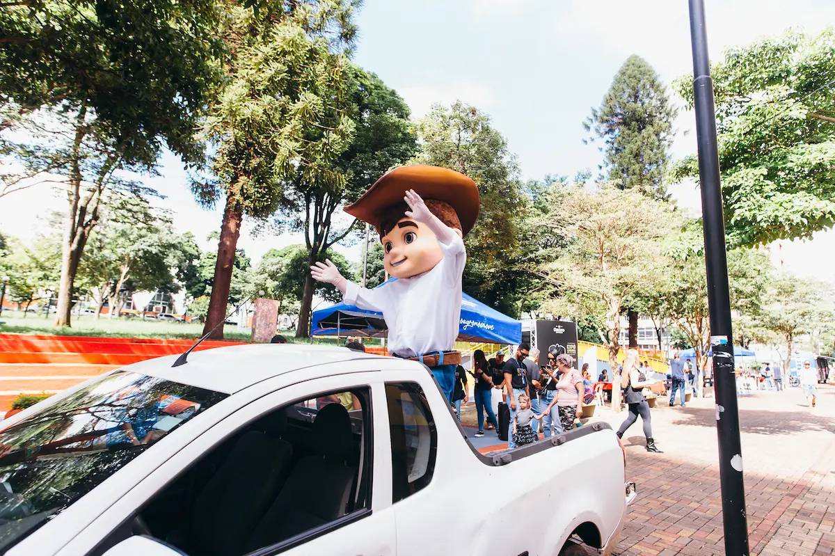 mascote Agroberto Expolondrina SRP conexão agro