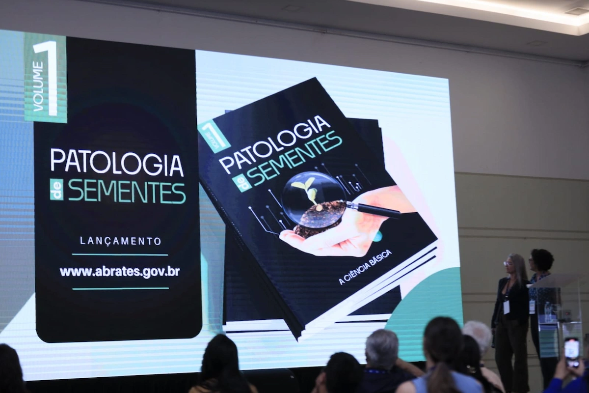 E-book Patologia de Sementes à Ciência Básica, lançado durante o simpósio