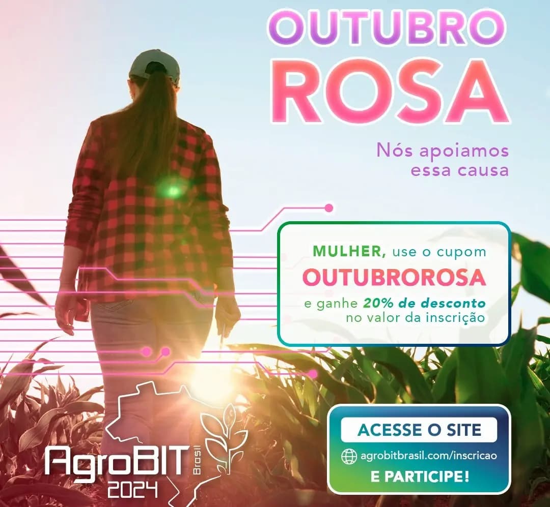 outubro rosa Agrobit Brasil 2024 Conexão Agro