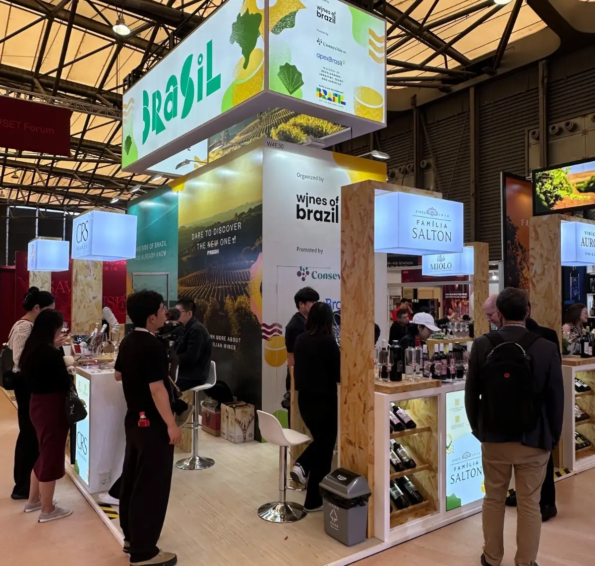vinhos brasileiros Feira em Shangai China Conexão agro