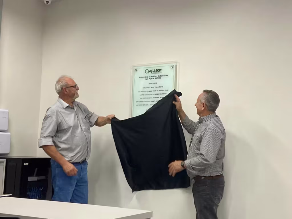 laboratório ApasemPonta Grossa inauguração sementes Conexão Agro